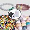 2 Rolls 1 mm Sturdy Stretchy Elastic Cord for Jewelry Making, Necklaces, Beading Black and White